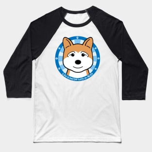 Life is Better with an Akita Baseball T-Shirt